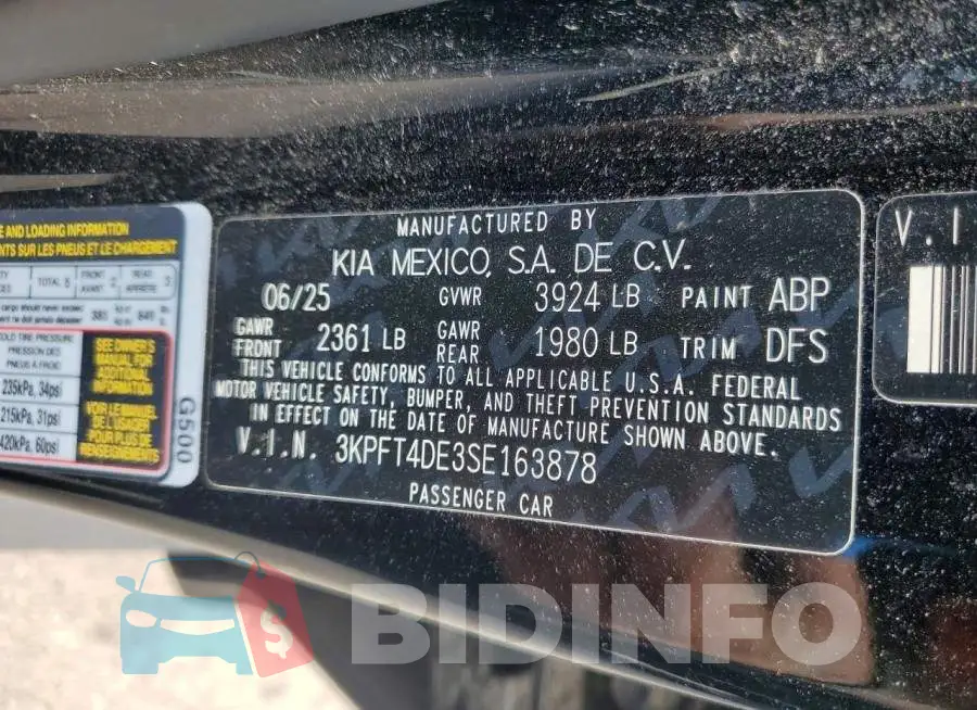 3KPFT4DE3SE163878 Photo# 12