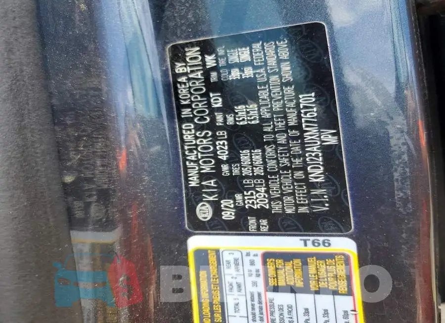 KNDJ23AUXM7761701 Photo# 12