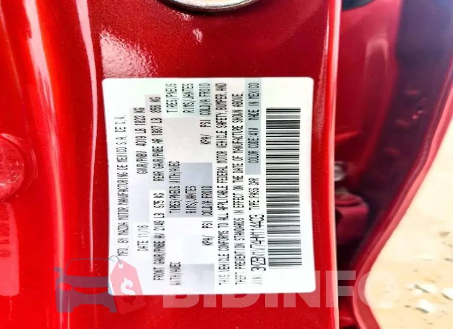 3MZBN1V74HM114403 Photo# 12