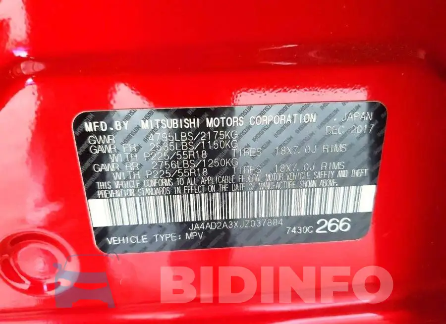 JA4AD2A3XJZ037884 Photo# 13