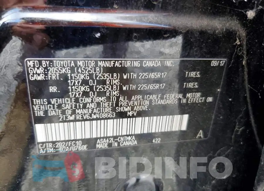 2T3WFREV6JW408663 Photo# 13