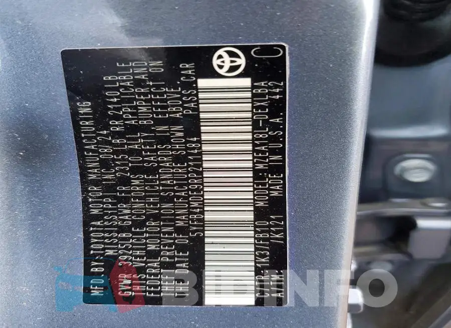 5YFB4MDE9RP211484 Photo# 12