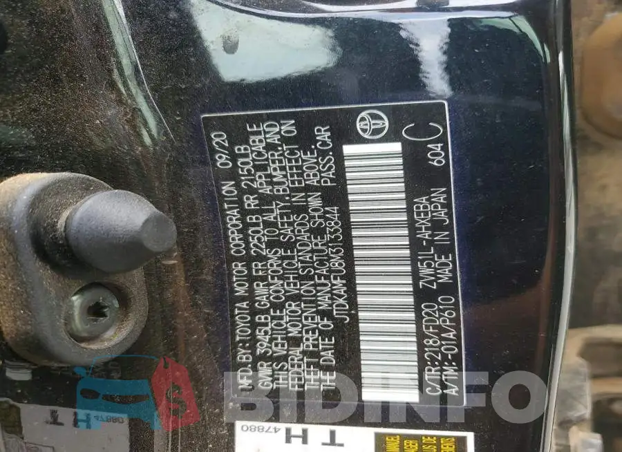 JTDKAMFU8M3133844 Photo# 12