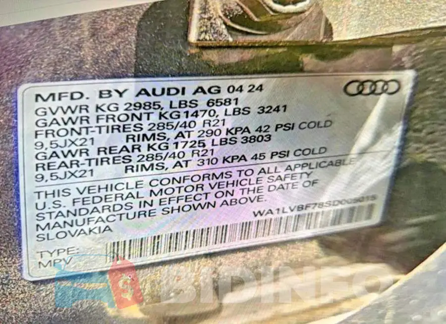 WA1LVBF78SD005015 Photo# 10