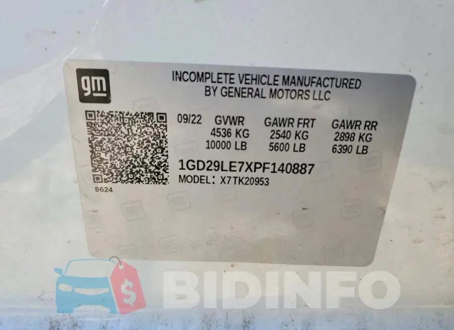 1GD29LE7XPF140887 Photo# 12