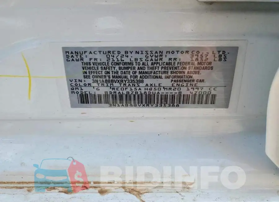 3N1AB8BVXRY335388 Photo# 12