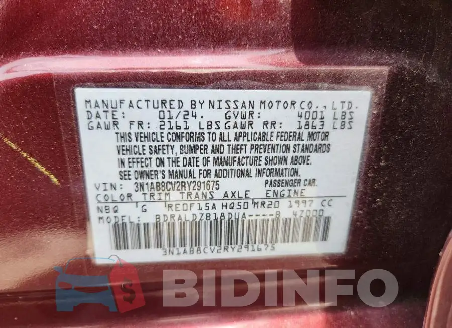3N1AB8CV2RY291675 Photo# 13