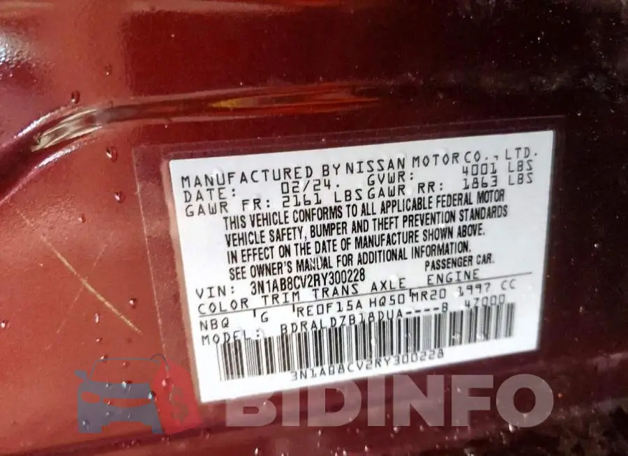3N1AB8CV2RY300228 Photo# 12