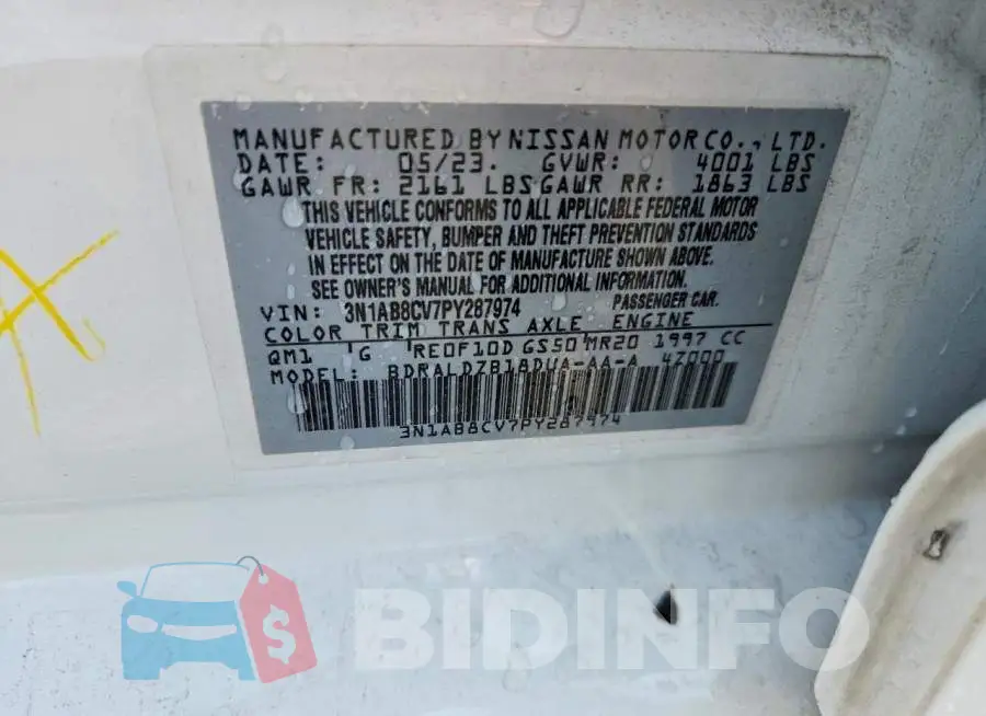 3N1AB8CV7PY287974 Photo# 13