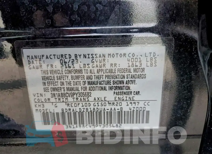3N1AB8CV9PY305682 Photo# 12
