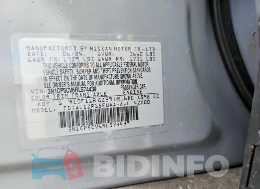 3N1CP5CV6RL574439 Photo# 12