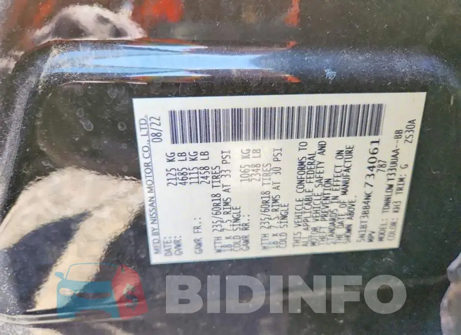 5N1BT3BB4NC734061 Photo# 13