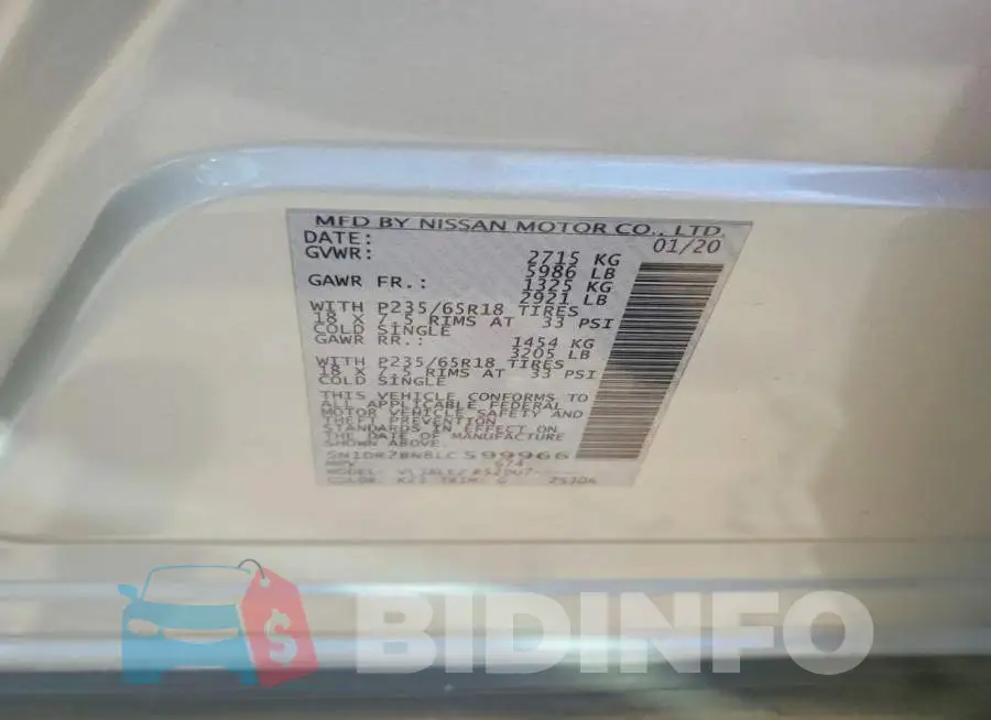 5N1DR2BN8LC599966 Photo# 13