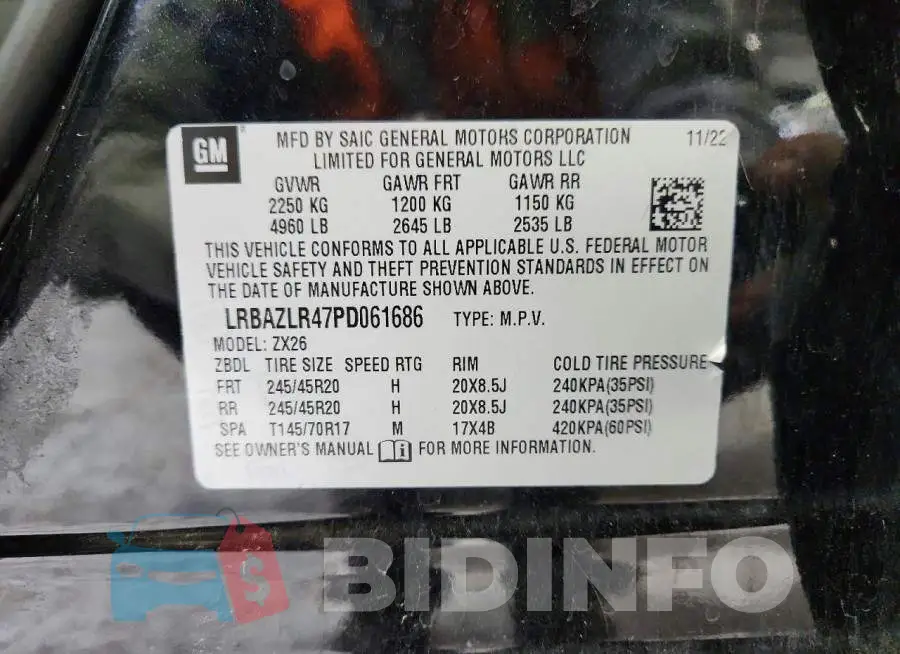 LRBAZLR47PD061686 Photo# 12