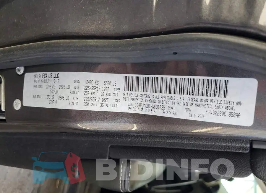 1C4PJMCB1HW631025 Photo# 13