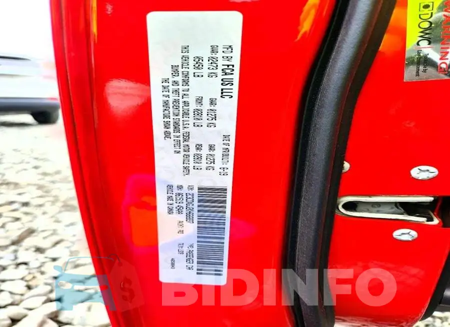 2C3CDXGJ2KH666837 Photo# 12