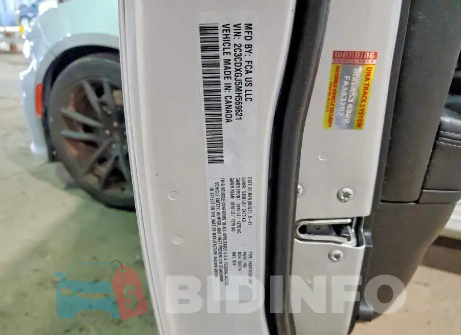 2C3CDXGJ5MH569621 Photo# 12