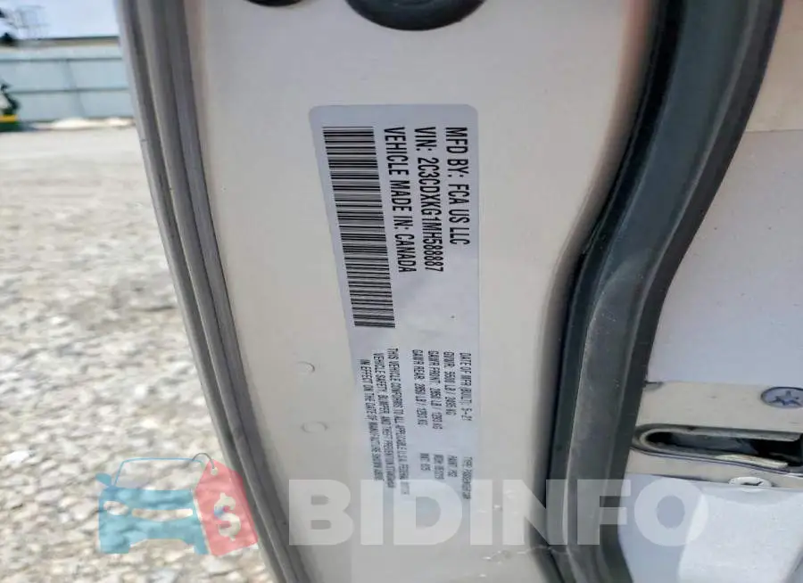 2C3CDXKG1MH588887 Photo# 12