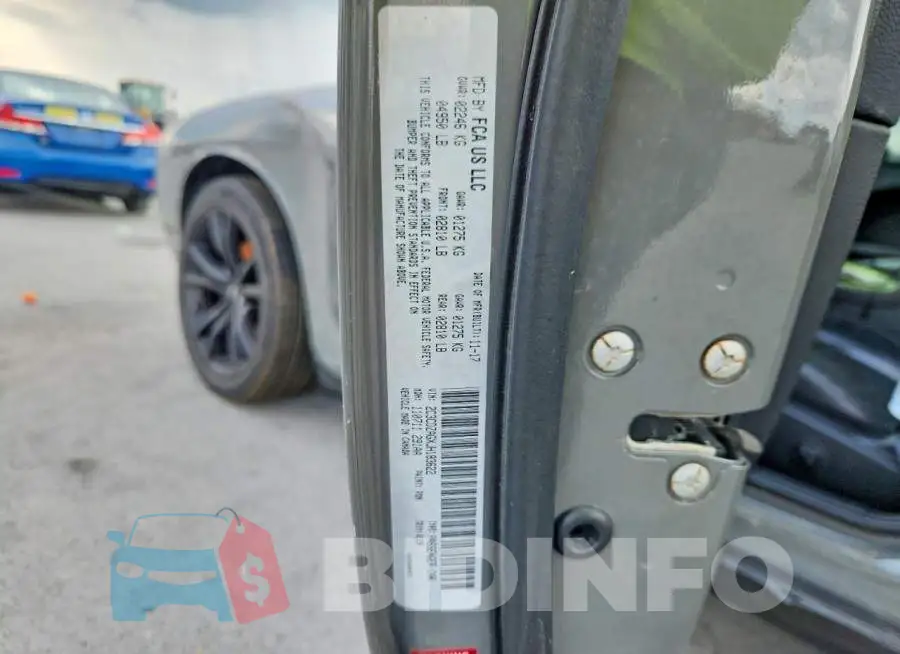 2C3CDZAGXJH183622 Photo# 12