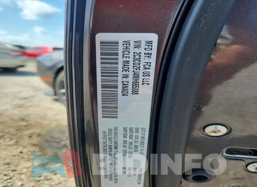 2C3CDZFJ4MH665088 Photo# 12