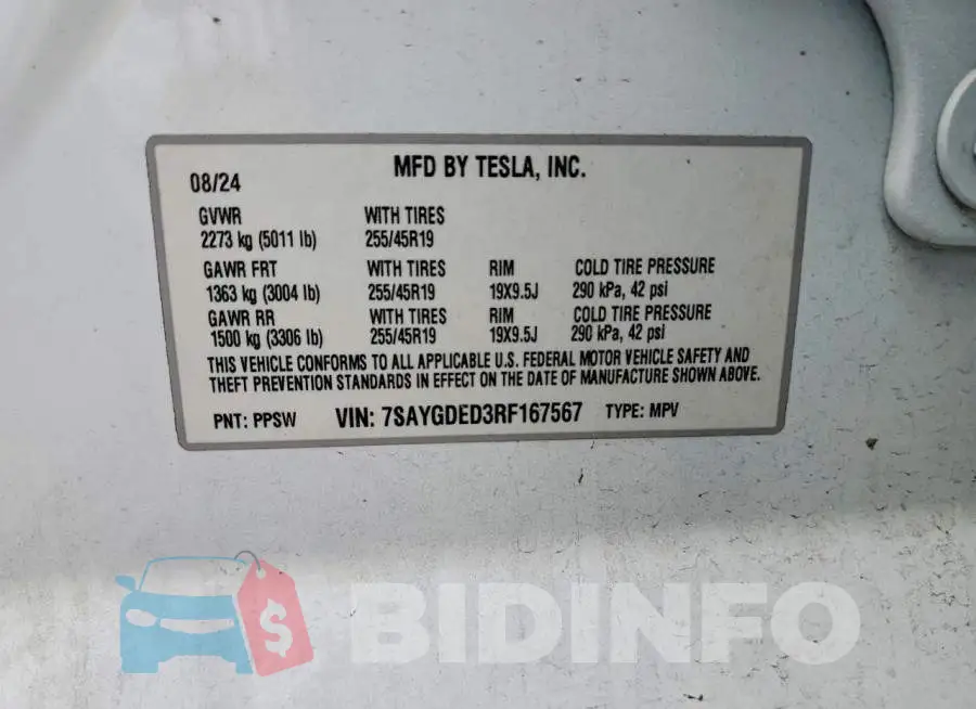 7SAYGDED3RF167567 Photo# 12