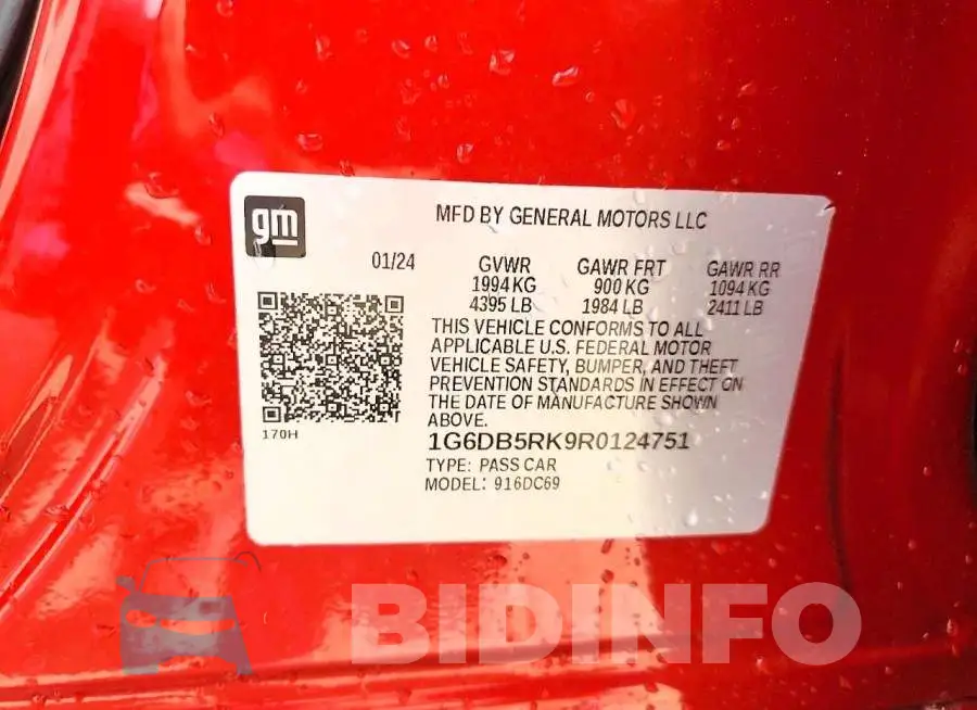 1G6DB5RK9R0124751 Photo# 12