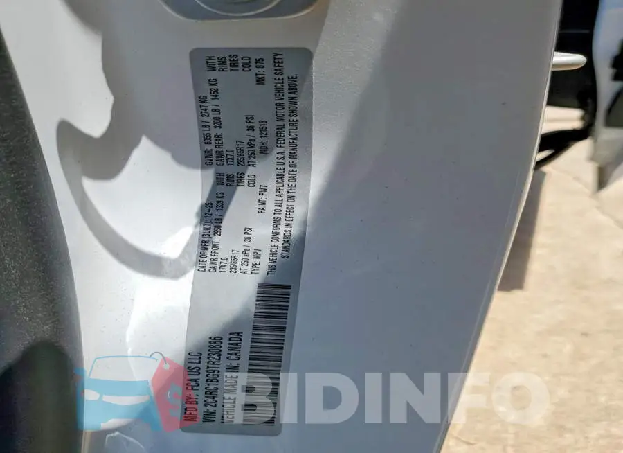 2C4RC1BG9TR230886 Photo# 14