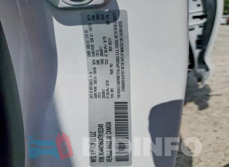 2C4RC1BGXTR183349 Photo# 13