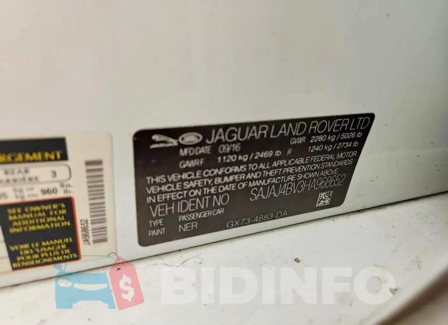 SAJAJ4BV3HA968652 Photo# 12