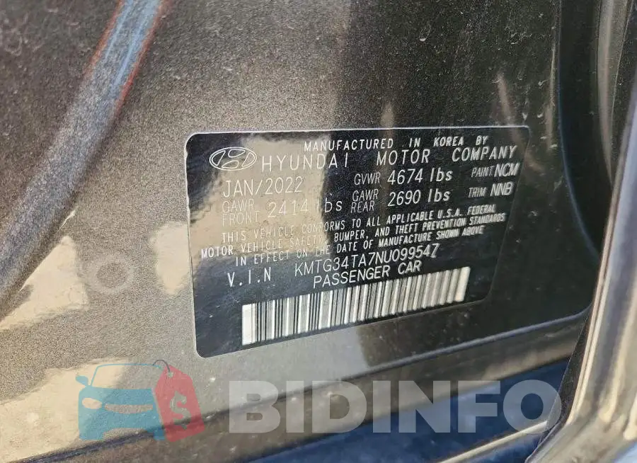 KMTG34TA7NU099547 Photo# 12