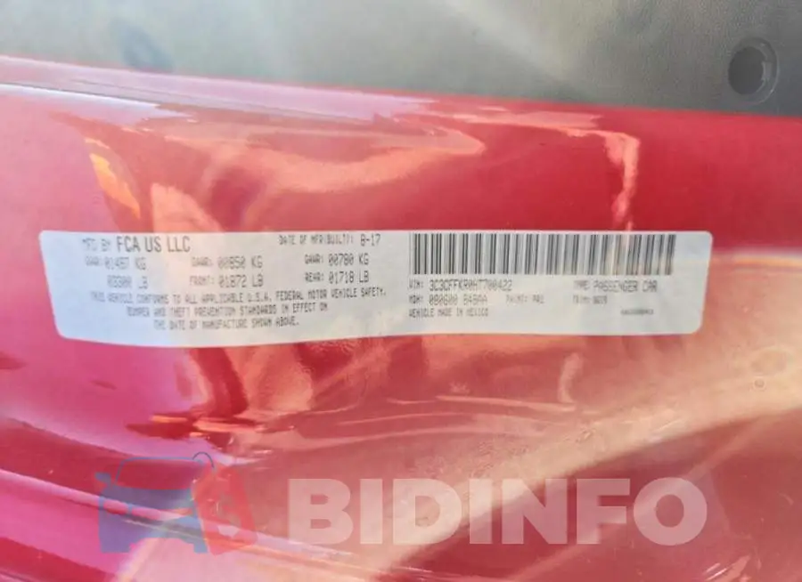 3C3CFFKR0HT700422 Photo# 12