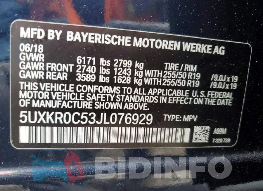 5UXKR0C53JL076929 Photo# 13