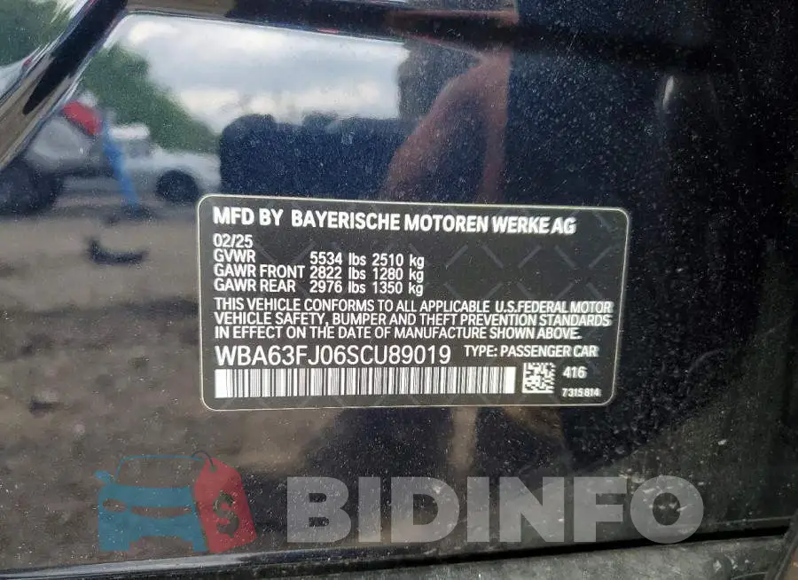 WBA63FJ06SCU89019 Photo# 12