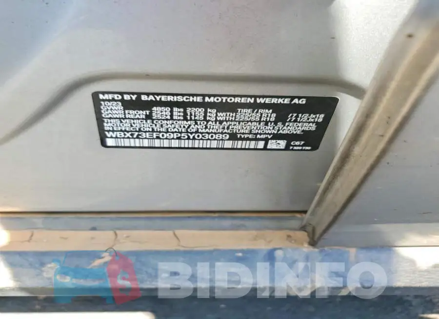 WBX73EF09P5Y03089 Photo# 12