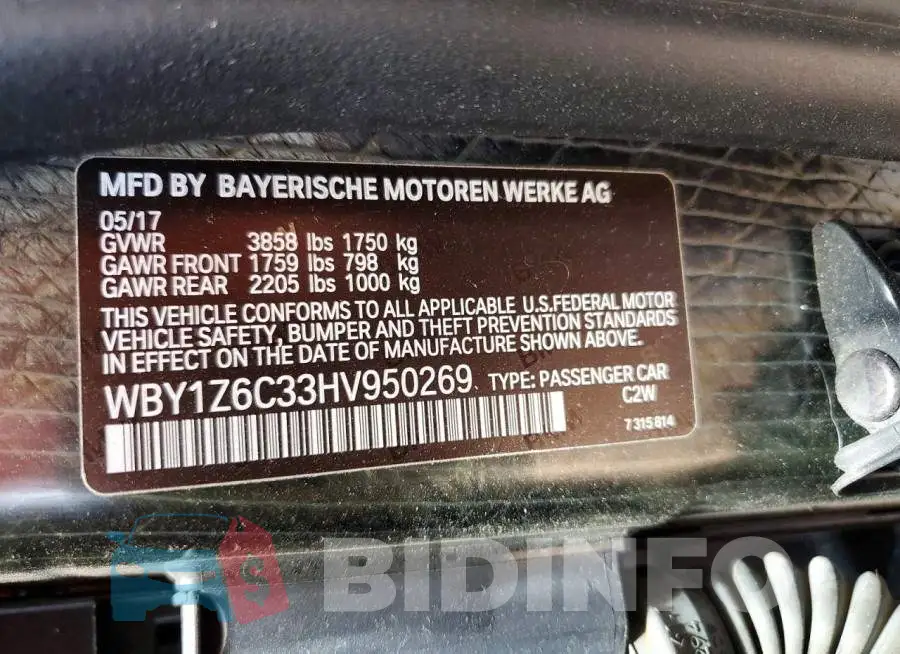 WBY1Z6C33HV950269 Photo# 12