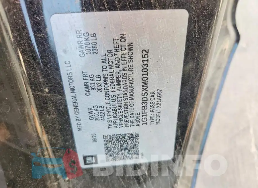1G1FB3DSXM0103152 Photo# 12
