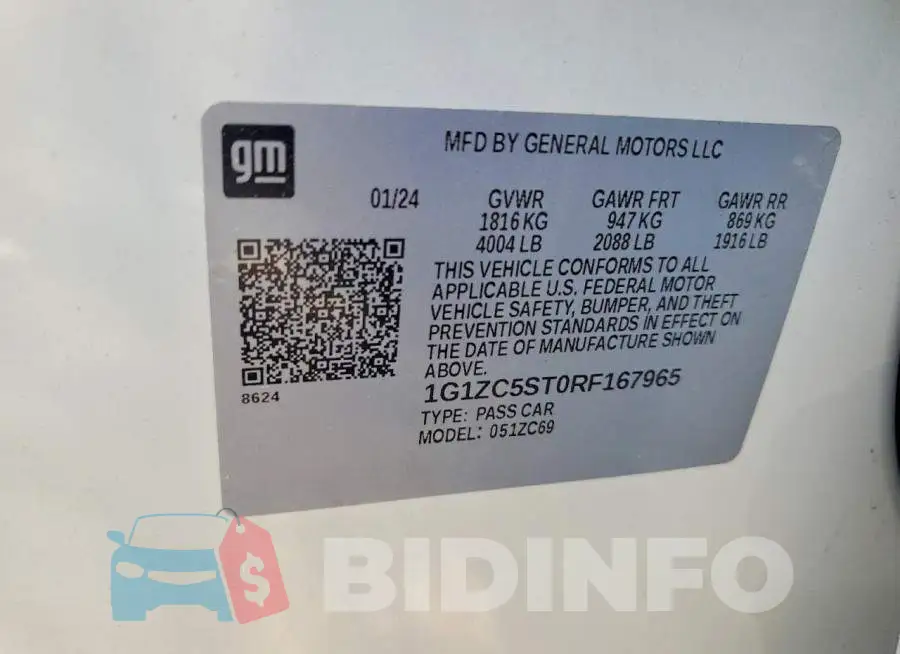 1G1ZC5ST0RF167965 Photo# 12