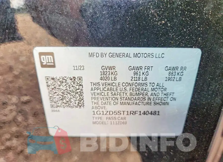 1G1ZD5ST1RF140481 Photo# 12