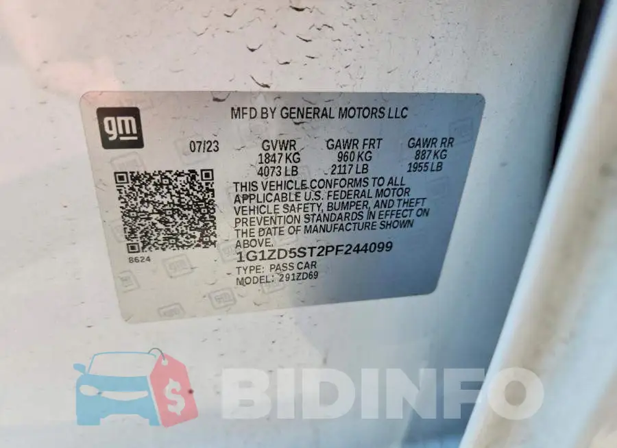 1G1ZD5ST2PF244099 Photo# 12