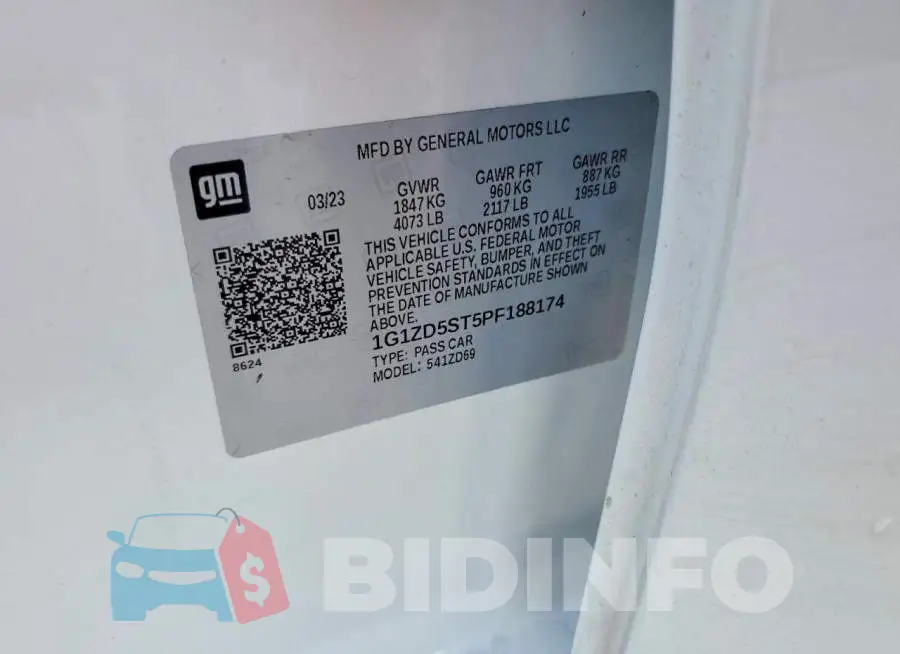 1G1ZD5ST5PF188174 Photo# 12