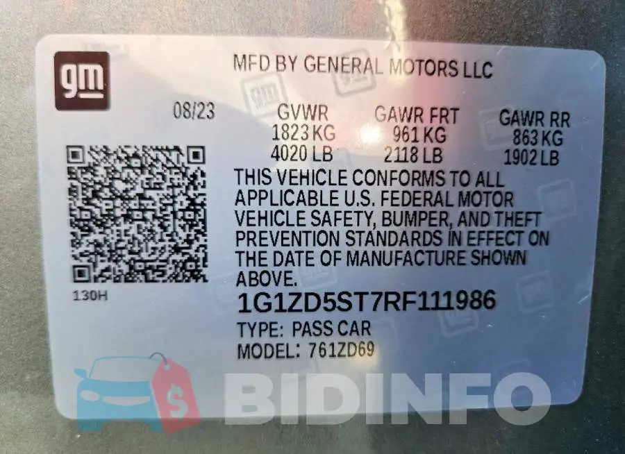 1G1ZD5ST7RF111986 Photo# 12