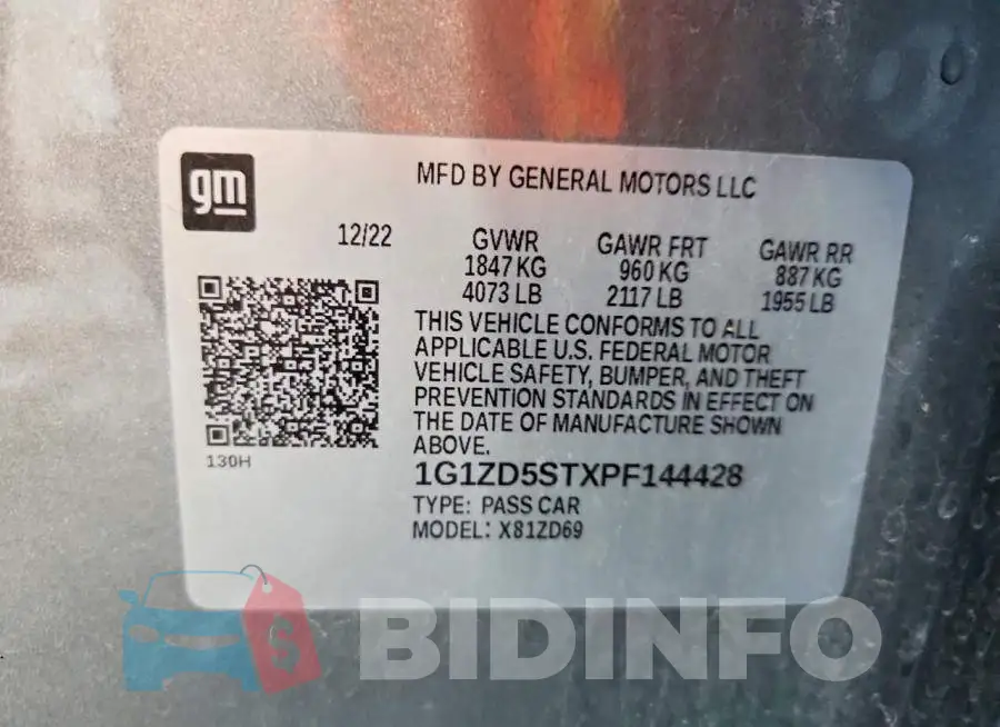 1G1ZD5STXPF144428 Photo# 12