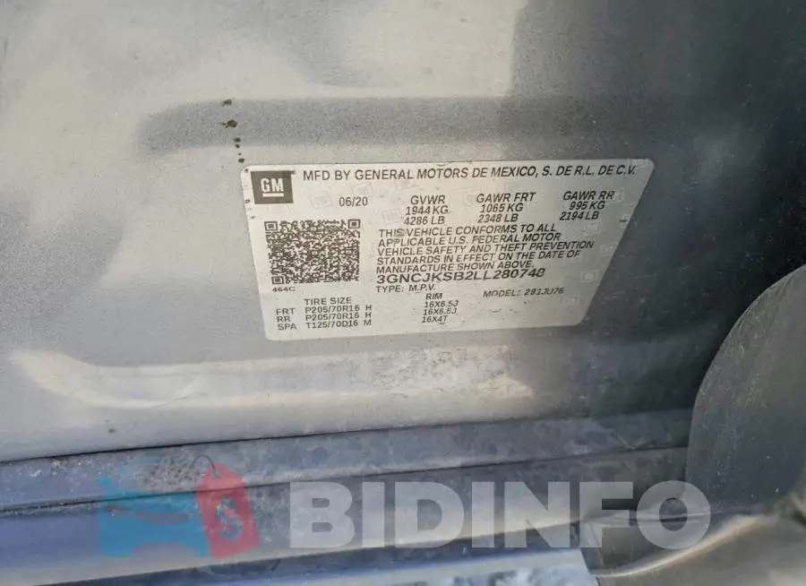3GNCJKSB2LL280748 Photo# 13