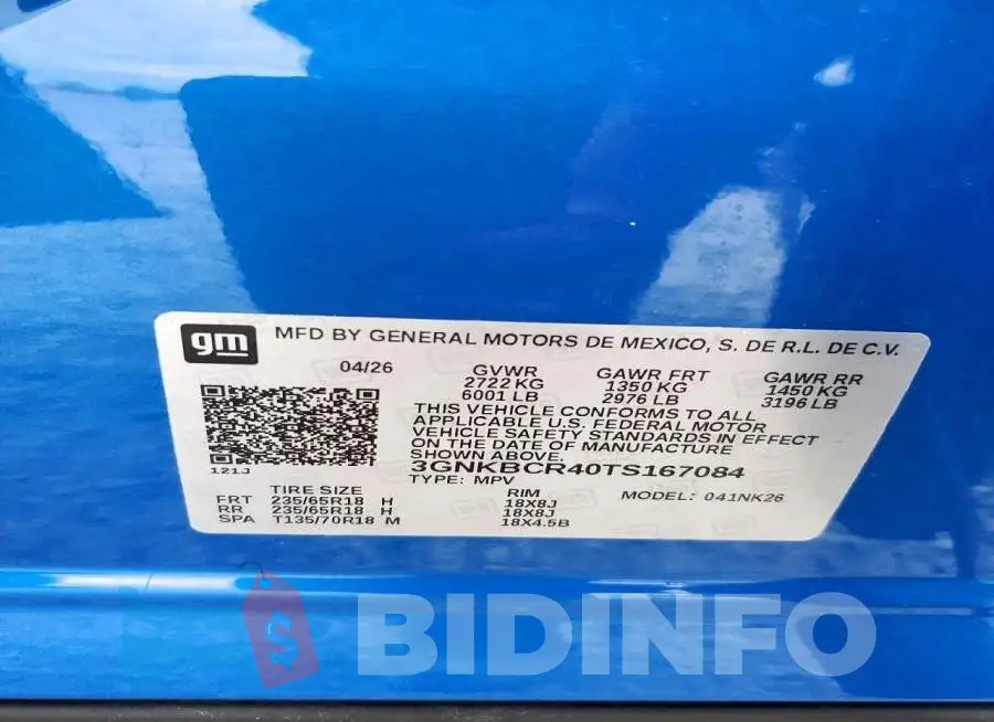 3GNKBCR40TS167084 Photo# 13