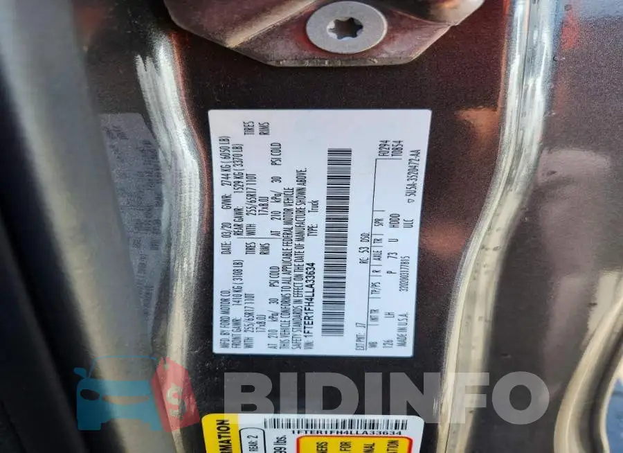 1FTER1FH4LLA33634 Photo# 12
