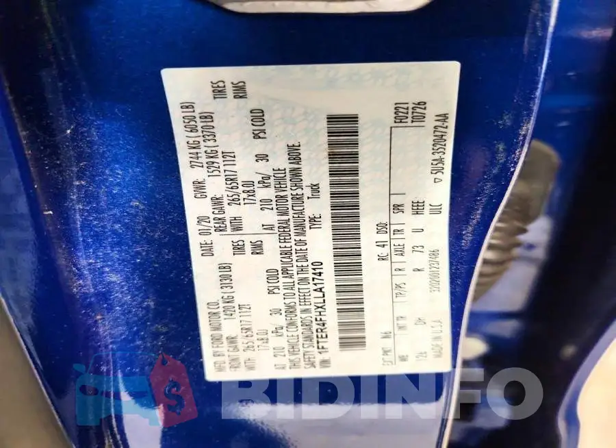 1FTER4FHXLLA17410 Photo# 12