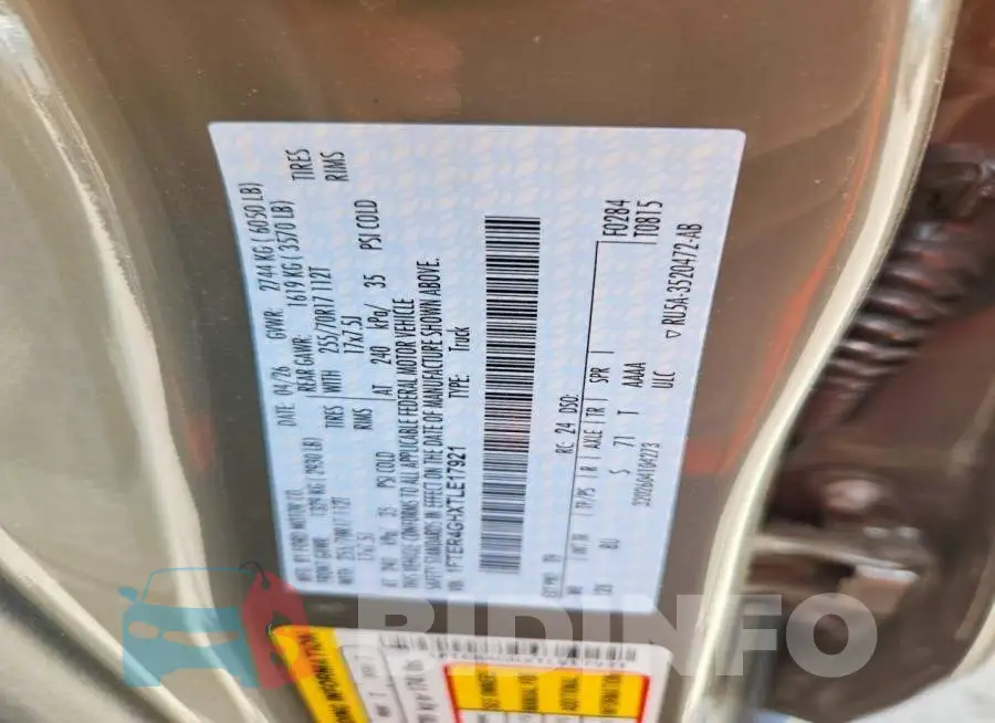 1FTER4GHXTLE17921 Photo# 12