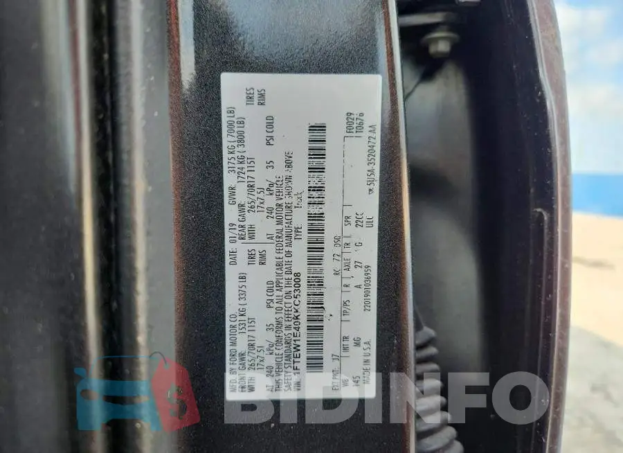 1FTEW1E40KKC53008 Photo# 12