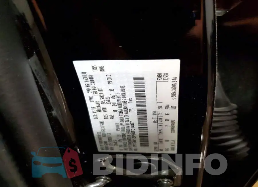 1FTEW1EP3KFC14867 Photo# 13