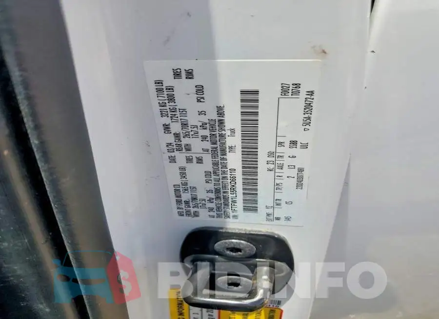 1FTFW1L55RKD66110 Photo# 13